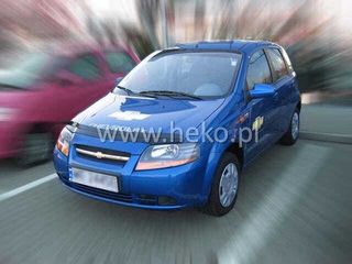 ΑΝΕΜΟΘΡΑΥΣΤΗΣ ΚΑΠΩ ΑΥΤΟΚΙΝΗΤΟΥ ΓΙΑ CHEVROLET AVEO 4D 2004-2006 ΑΠΟ ΕΥΚΑΜΠΤΟ ΦΙΜΕ ΠΛΑΣΤΙΚΟ HEKO - 1 ΤΕΜ.