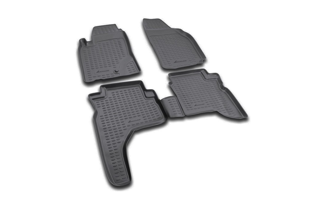 ΠΑΤΑΚΙΑ ΣΕ ΣΚΑΦΗ TPE ΛΑΣΤΙΧΟ ΓΙΑ MITSUBISHI PAJERO SPORT 1997-2008 ΣΕ ΜΑΥΡΟ ΧΡΩΜΑ NOVLINE - 4 ΤΕΜ.