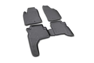 ΠΑΤΑΚΙΑ ΣΕ ΣΚΑΦΗ TPE ΛΑΣΤΙΧΟ ΓΙΑ MITSUBISHI PAJERO SPORT 1997-2008 ΣΕ ΜΑΥΡΟ ΧΡΩΜΑ NOVLINE - 4 ΤΕΜ.