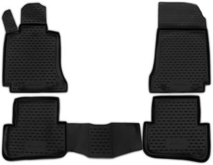 ΠΑΤΑΚΙΑ ΣΕ ΣΚΑΦΗ TPE ΛΑΣΤΙΧΟ ΓΙΑ MERCEDES C CLASS W204 2007-2014 ΣΕ ΜΑΥΡΟ ΧΡΩΜΑ NOVLINE - 4 ΤΕΜ.