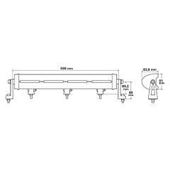 ΠΡΟΒΟΛΕΑΣ PLUTON 10>30V 72LED 120W 10.800lm 2 ΧΡΗΣΕΩΝ (ΚΑΡΦΙ LED & ΘΕΣΕΩΣ ΠΟΡΤΟΚΑΛΙ) 559x89cm 1ΤΕΜ.-thumb-7