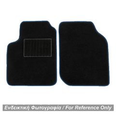 ΠΑΤΑΚΙΑ ΜΟΚΕΤΑ ΓΙΑ MERCEDES SMART 451 2007-2014 ΜΑΥΡΟ ΜΕ ΜΠΛΕ ΡΕΛΙ RACE AXION - 2 ΤΕΜ.