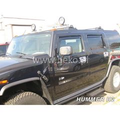 HUMMER H2 2002-2009 5D ΣΕΤ ΑΝΕΜΟΘΡΑΥΣΤΕΣ ΑΥΤΟΚΙΝΗΤΟΥ ΑΠΟ ΕΥΚΑΜΠΤΟ ΦΙΜΕ ΠΛΑΣΤΙΚΟ HEKO - 4 ΤΕΜ.