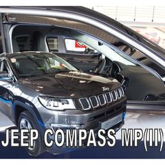 JEEP COMPASS MP II 5D 2017+ ΖΕΥΓΑΡΙ ΑΝΕΜΟΘΡΑΥΣΤΕΣ ΑΠΟ ΕΥΚΑΜΠΤΟ ΦΙΜΕ ΠΛΑΣΤΙΚΟ HEKO - 2 ΤΕΜ.