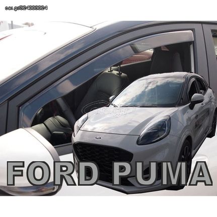 ΑΝΕΜΟΘΡΑΥΣΤΕΣ ΓΙΑ FORD PUMA 5D 2019+ ΖΕΥΓΑΡΙ ΑΠΟ ΕΥΚΑΜΠΤΟ ΦΙΜΕ ΠΛΑΣΤΙΚΟ HEKO - 2 ΤΕΜ.