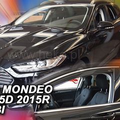 ΑΝΕΜΟΘΡΑΥΣΤΕΣ ΓΙΑ FORD MONDEO MK5 5D HTB / WAGON 2015+ ΖΕΥΓΑΡΙ ΑΠΟ ΕΥΚΑΜΠΤΟ ΦΙΜΕ ΠΛΑΣΤΙΚΟ HEKO - 2 ΤΕΜ.