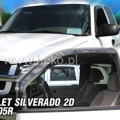 CHEVROLET SILVERADO 2D/4D 2000-2005 ΖΕΥΓΑΡΙ ΑΝΕΜΟΘΡΑΥΣΤΕΣ ΑΠΟ ΕΥΚΑΜΠΤΟ ΦΙΜΕ ΠΛΑΣΤΙΚΟ HEKO - 2 ΤΕΜ.