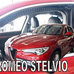 ALFA ROMEO STELVIO 5D 2017- ΖΕΥΓΑΡΙ ΑΝΕΜΟΘΡΑΥΣΤΕΣ ΑΠΟ ΕΥΚΑΜΠΤΟ ΦΙΜΕ ΠΛΑΣΤΙΚΟ HEKO - 2 ΤΕΜ.