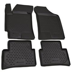 ΠΑΤΑΚΙΑ ΣΕ ΣΚΑΦΗ TPE ΛΑΣΤΙΧΟ ΓΙΑ HYUNDAI COUPE 2001-2009 ΣΕ ΜΑΥΡΟ ΧΡΩΜΑ NOVLINE - 4 ΤΕΜ.