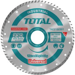 TOTAL Διαμαντόδισκος universal turbo 230X22.2mm TAC2132301