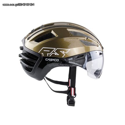 Κράνος ποδηλάτου | CASCO | SPEEDairo 2 | με VAUTRON® automatic visor | Λαδί