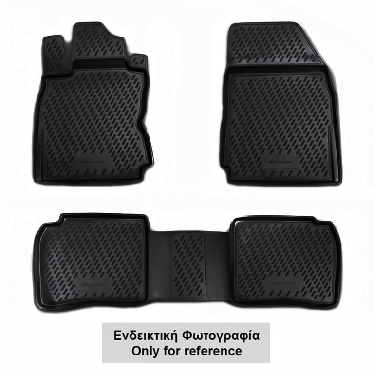 ΠΑΤΑΚΙΑ ΣΕ ΣΚΑΦΗ TPE ΛΑΣΤΙΧΟ ΓΙΑ AUDI A4 SEDAN / AVANT / ALLROAD 2016+ ΣΕ ΜΑΥΡΟ ΧΡΩΜΑ NOVLINE - 4 ΤΕΜ.