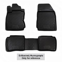 ΠΑΤΑΚΙΑ ΣΕ ΣΚΑΦΗ TPE ΛΑΣΤΙΧΟ ΓΙΑ AUDI A4 SEDAN / AVANT / ALLROAD 2016+ ΣΕ ΜΑΥΡΟ ΧΡΩΜΑ NOVLINE - 4 ΤΕΜ.