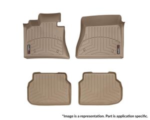WeatherTech – Προστατευτικά Πατάκια Λάστιχο για Mercedes-Benz C-Class (W203) 05/2000 > 01/2007 4πορτο / Sedan για κορυφαία προστασία εσωτερικού με ανθεκτική κατασκευή παντός καιρού – 1 Σετ (45264-1-2/