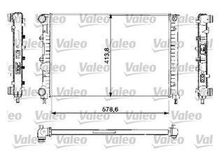 ΨΥΓΕΙΟ ΝΕΡΟΥ ΚΑΙΝΟΥΡΙΟ ALFA ROMEO 147 2001-2010 (580X415X34) AVA AL2078 BEHR HELLA 8MK 376 766-081 FRIGAIR 0113.3019 MAHLE CR1411000S NISSENS 60052 NRF58305 VALEO 732730 46743394 51702463