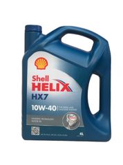 10W-40 HELIX HX7 SHELL 4L Συνθετικής βάσης λιπαντικό, εμπλουτισμένο με ειδικά πρόσθετα, που έχει σχεδιαστεί με ειδική τεχνολογία ενεργού καθαρισμού, είναι κατάλληλο για οχήματα με βενζινοκινητήρες κ