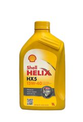 15W-40 HELIX HX5 SHELL 1L Ημι-συνθετικό λάδι κατάλληλο για όλους τους βενζινοκινητήρες και πετρελαιοκινητήρες. ACEA A3 B3 API SN CF