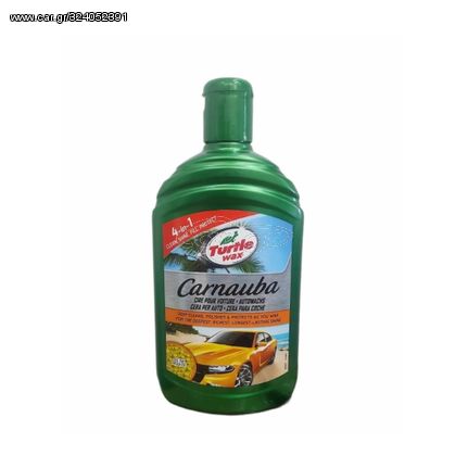 TURTLE WAX CARNAUBA 500ML ΥΓΡΟ ΚΕΡΙ ΓΥΑΛΙΣΜΑΤΟΣ