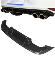 Διαχύτης (Diffuser) Σπόϊλερ Πίσω Προφυλακτήρα VW Golf 7 (2012-2017) look R  Κατάλληλο για VW Golf 7 (2012-2017)  • Μαύρο γυαλιστερό • Με διπλές εξοδους εξατμίσεων -◎◎---◎◎- • Προσαρμόζεται μόνο σε απλ