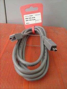 Καλώδιο (cable) FireWire 4pin σε 4pin 2m (IEEE 1394) Male/Male Vivanco