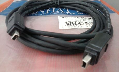 Καλώδιο (cable) FireWire 4pin σε 4pin 3m (IEEE 1394) Male/Male Manhattan