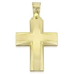 Σταυρός σε χρυσό Κ14 λουστραρισμένος και ματ στις πλευρές για βάπτιση Διαστάσεις Σταυρού 34Χ20 χιλιοστά και βάρος 4.20 γραμμάρια
Θα φροντίσουμε για τη συσκευασία δώρου