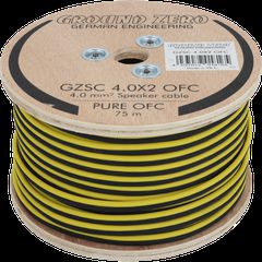 Ground Zero GZSC 4.0X2 OFC Καλώδιο Ηχείων 2x 4 mm²(Κουλουρα 75m)