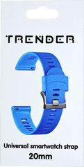 Trender Ανταλλακτικό Λουράκι Σιλικόνης 20mm Μπλέ - (TR-SL20BL)