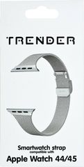 Trender Ανταλλακτικό Λουράκι Apple Steel 44/45mm Ασημί - (TR-AST45SL)