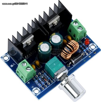 GloboStar Ρυθμιστής Τάσης - Voltage Regulator Dc Converter Module - Input DC4-40V / Output DC1.25-36V Max Load 8A Μ6 x Π4.5 x Υ2.5cm - (73114)