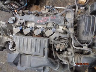 Κινητήρας Κορμός - Καπάκι MF5 για HONDA CIVIC (2006 - 2009) (FD - K - N) 1300 (LDA2) petrol 95 (FD3) IMA Hybrid SOHC 8V iDSi-VTEC ITALY | Kiparissis - The King Of Parts