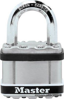 Ναυτιλιακό Λουκέτο Masterlock Excell 51mm Λαμινέ Ανοξείδωτο Boron - M50300112