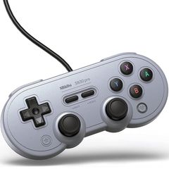 8Bitdo SN30 Pro Ενσύρματο Gamepad Gray Edition(PC, Switch, Android TV, Retroflag)