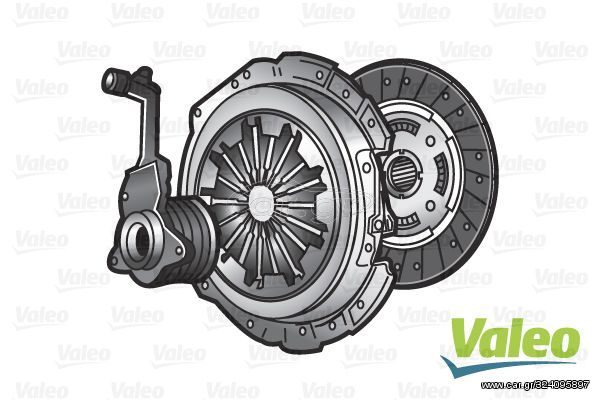 VALEO Σετ συμπλέκτη KIT3P (CSC), με κεντρικό σύστημα αποσύμπλεξης, με πλάκα πίεσης, με δίσκο συμπλέκτη