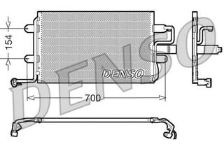 DENSO DCN32017 Συμπυκνωτής, σύστ. κλιματισμού  χωρίς ξηραντήρα