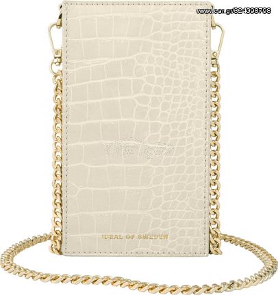 Ideal Of Sweden τσαντάκι Ella Phone Pouch Cream Beige Croco - (IDPPSS21-275)