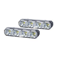 DRL HOR78 12/24V ΠΡΟΣΘΕΤΟ DAYTIME ΔΙΕΘΝΗ ΜΕ 4LED 6W 120,5x36,8mm ΜΑΥΡΟ 2ΤΕΜ