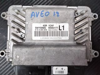 CHEVROLET AVEO ΕΓΚΕΦΑΛΟΣ 5WY5968C,96983177,42R,1CAF,L1