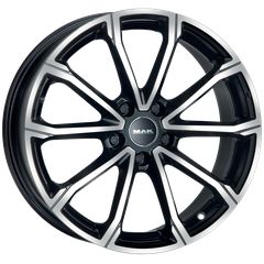 MAK DAVINCI  7X17''    GLOSS BLACK/POLISHED (JEEP RENEGADE & COMPASS) 