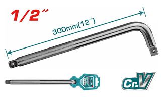 Λεβιές Γωνιακός TOTAL 1/2" - 12" / 300 mm ( THLHD12121 )