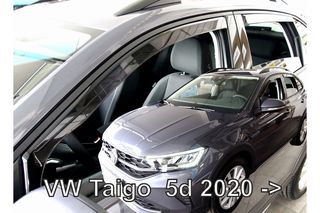 VW TAIGO 5D 2020+ ΣΕΤ ΑΝΕΜΟΘΡΑΥΣΤΕΣ ΑΥΤΟΚΙΝΗΤΟΥ ΑΠΟ ΕΥΚΑΜΠΤΟ ΦΙΜΕ ΠΛΑΣΤΙΚΟ HEKO - 4 ΤΕΜ.
