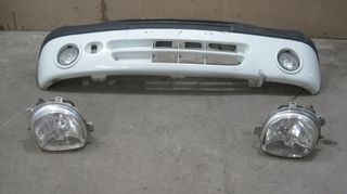 Μπροστινός προφυλακτήρας με προβολάκια και φανάρια, γνήσια μεταχειρισμένα, από Renault Twingo 1998-2006