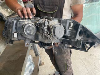 Renault Megane  μπροστινά φανάρια -thumb-1