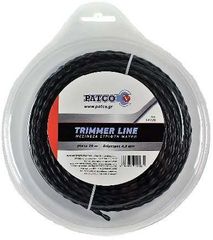 Μεσινέζα στριφτή μαύρη 4,8mm X 20m Patco