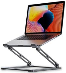 Tech-Protect Tech-Protect ProDesk Universal Laptop Stand - Ρυθμιζόμενη Βάση Αλουμινίου για Laptop έως 17 - Grey (9589046919381)