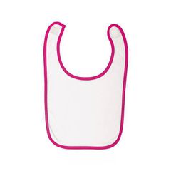 Sol's Babib - 01211, Παιδική σαλιάρα με διπλό στρώμα WHITE/FUCHSIA-899