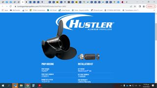 Αφαλός (Hub kit) αλουμινένιας προπέλας Turning Point Hustler για εξωλέμβια Yamaha 