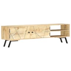 vidaXL Έπιπλο Τηλεόρασης 140 x 30 x 40 εκ. από Μασίφ Ξύλο Μάνγκο