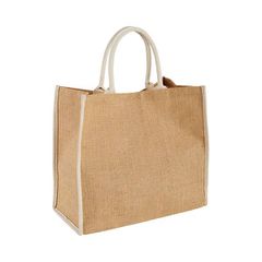 Harry τσάντα 40x35x20εκ 100% Jute PF Concept WHITE