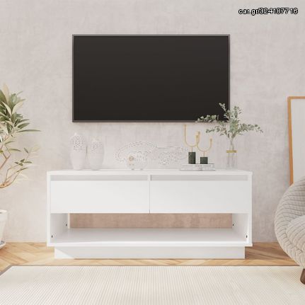 vidaXL Έπιπλο Τηλεόρασης Λευκό 102 x 41 x 44 εκ. από Μοριοσανίδα